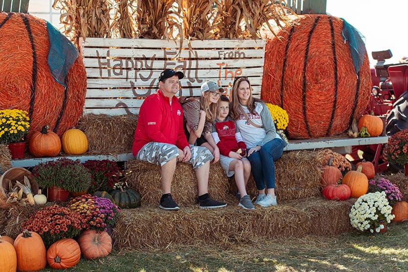 Fall family event, photo ops at the Pumpkin Palooza at Keil's Produce and Greenhouse.